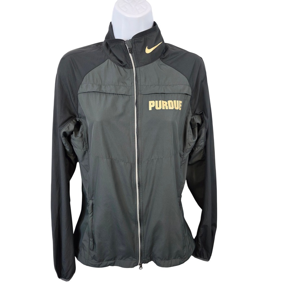 Nike Purdue Boilermakers Jacket Full Zip Lightweight Logo Women's Small S / B158